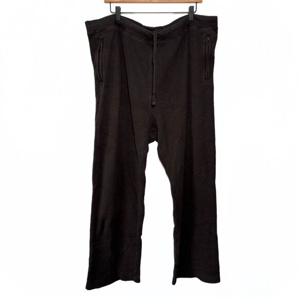 Skims Waffle Loose Pant - Dark Chocolate - Size 4x - Pre-owned - Picture 2 of 9